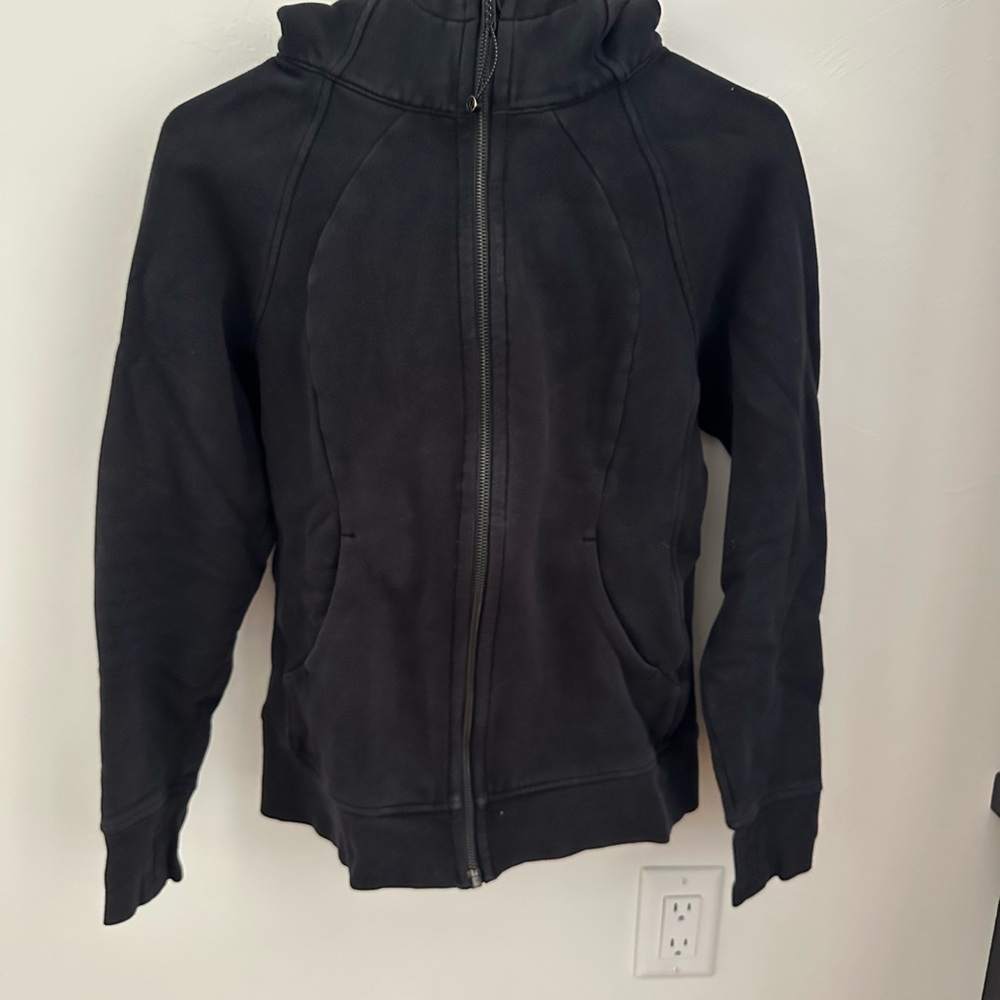Black Zip-Up Hoodie